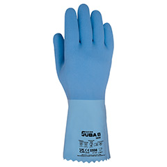 Luvas de látex Juba - 5830 BLUE GRAB