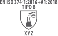 EN ISO 374-1:2016+A1:2018 TYPE B