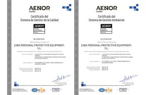 JUBA A RÉCEMMENT RENOUVELÉ LES CERTIFICATS ISO 9001 ET 14001