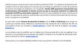 SEGUIMOS OFRECIENDO SERVICIO 