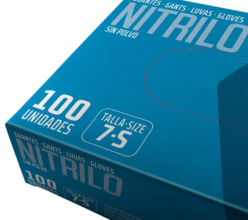 576BL caja de desechables