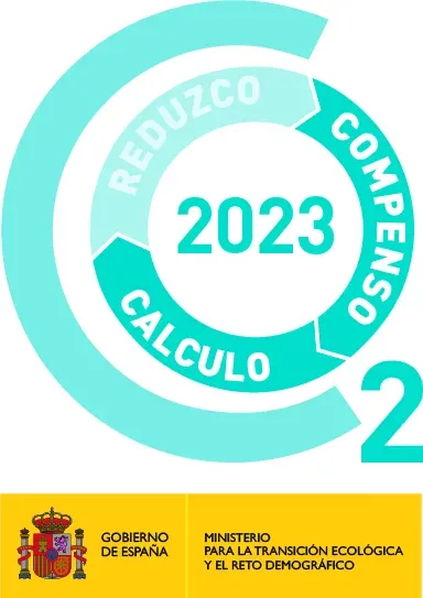 Certificate of Registration Calculation and Compensation of CO2 Absorption of the Ministry of Ecological Transition and Demographic Challenge