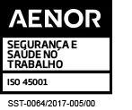 ISO 45001 Certificado do sistema de Gestão de Segurança e Saúde Ocupacional