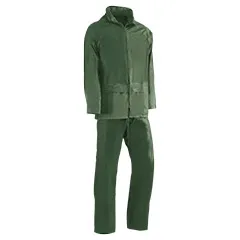 traje de trabajo verde