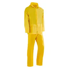 traje de trabajo amarillo