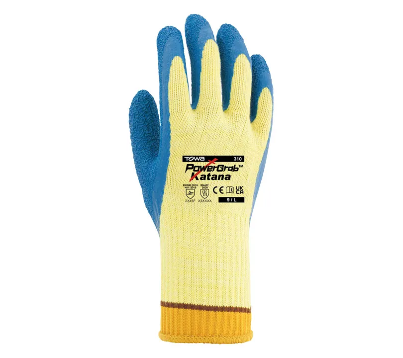 Gants en latex Towa - 310 POWER GRAB KATANA Dorso