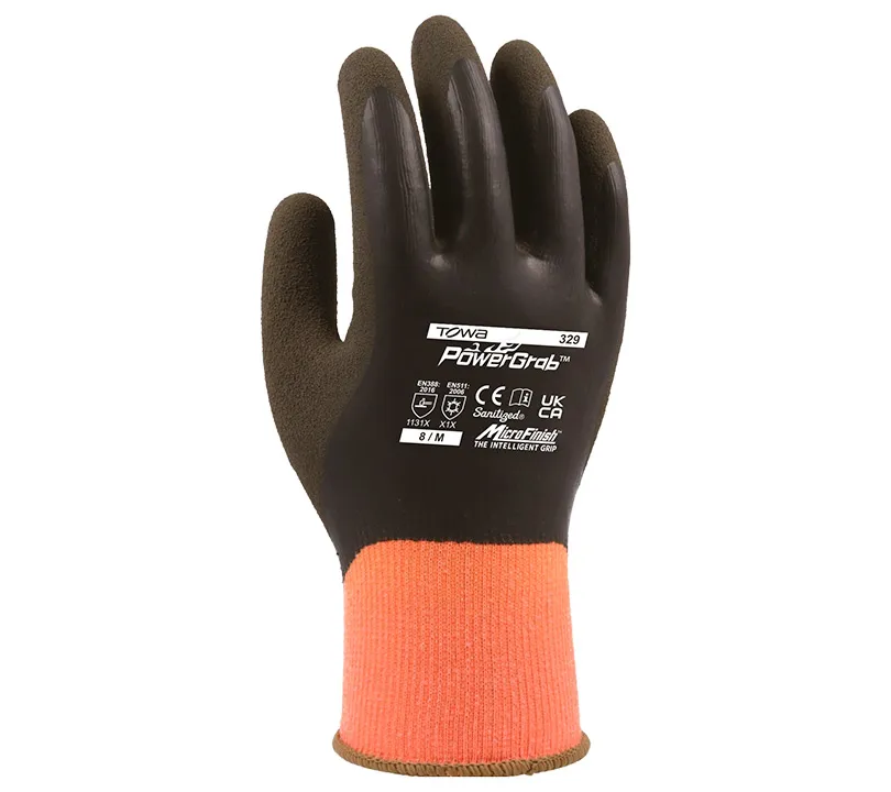 Gants en latex Towa - 329 POWER GRAB THERMODEX MAX Dorso Gants en latex Towa - 329 POWER GRAB THERMODEX MAX Dorso