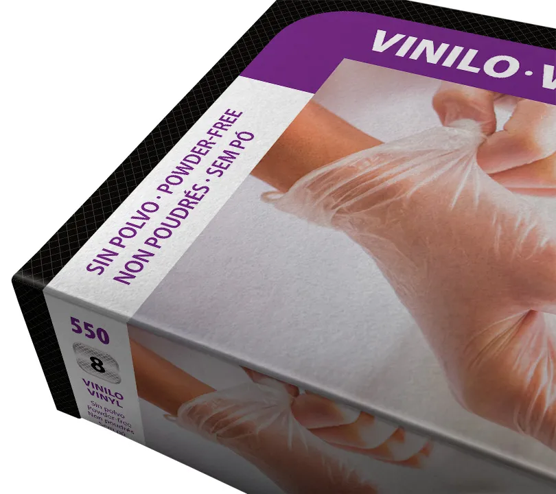 550 caja de desechables