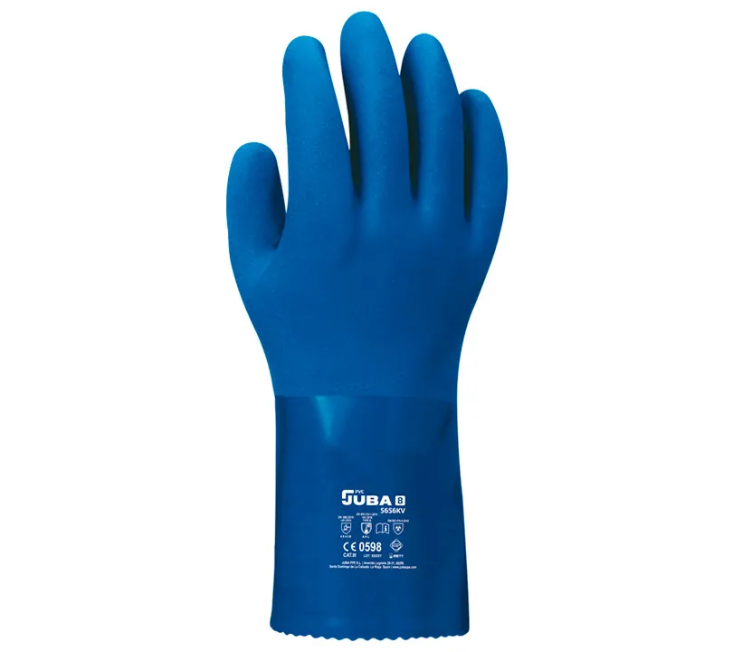 PVC Gloves Juba - 5656KV PVC Dorso