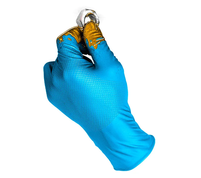 Nitrile Gloves GRIPPAZ® by JUBA® - 580BL GRIPPAZ Dorso