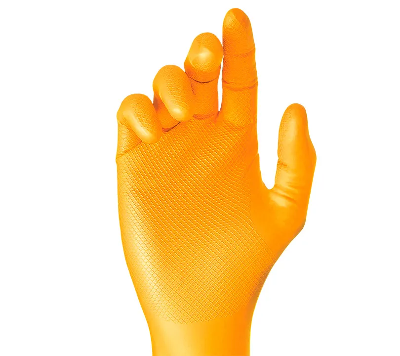 Gants en Nitrile GRIPPAZ® by JUBA® - 580OR GRIPPAZ Palma Gants en Nitrile GRIPPAZ® by JUBA® - 580OR GRIPPAZ Palma