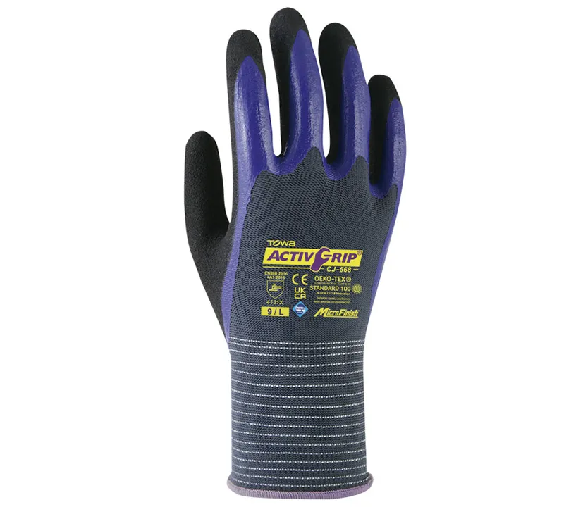 Nitrile Gloves Towa - CJ568 ACTIVGRIP Dorso