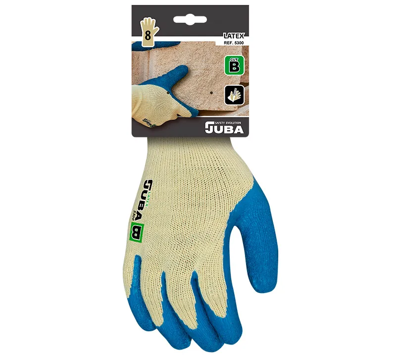 Gants en latex Juba - H5300 LATEX Cartoncillo Gants en latex Juba - H5300 LATEX Cartoncillo