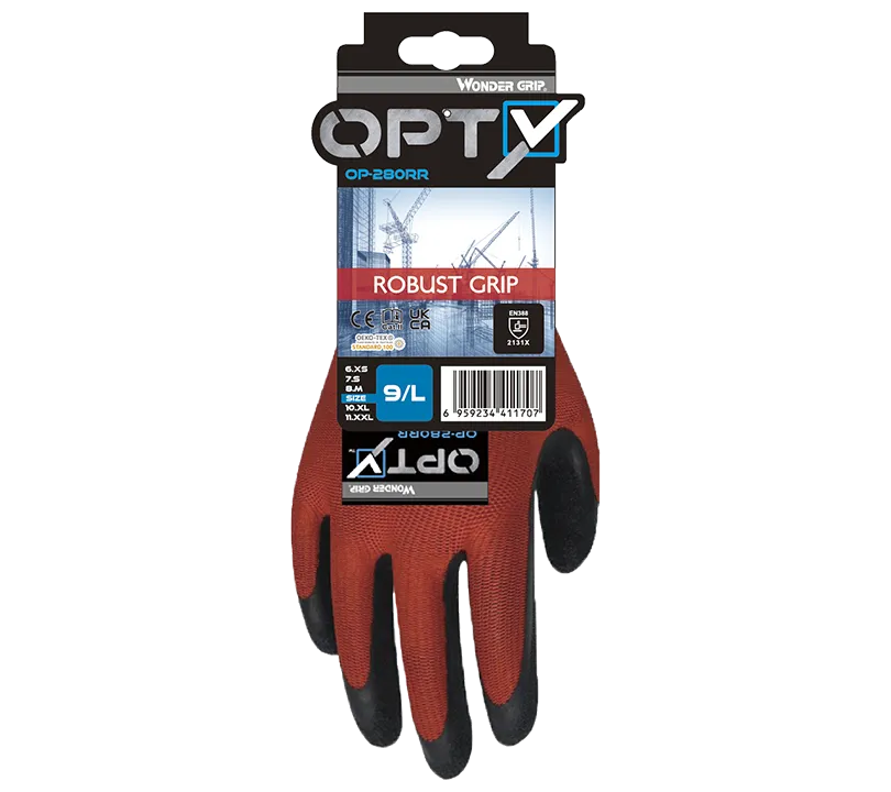 Guantes de látex Wonder Grip - HOP280RR OPTY Cartoncillo