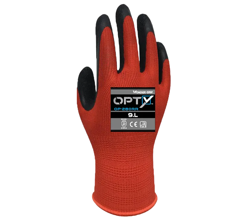 Guantes de látex Wonder Grip - HOP280RR OPTY Dorso