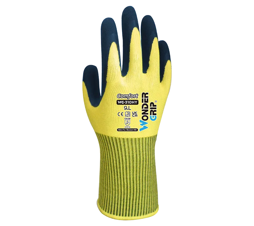 Guantes de látex Wonder Grip - HWG310HY COMFORT Dorso Guantes de látex Wonder Grip - HWG310HY COMFORT Dorso