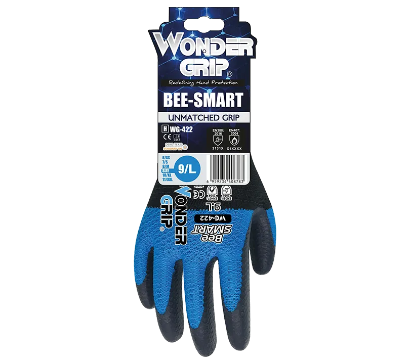 Latex Gloves Wonder Grip - HWG422 BEE-SMART Cartoncillo