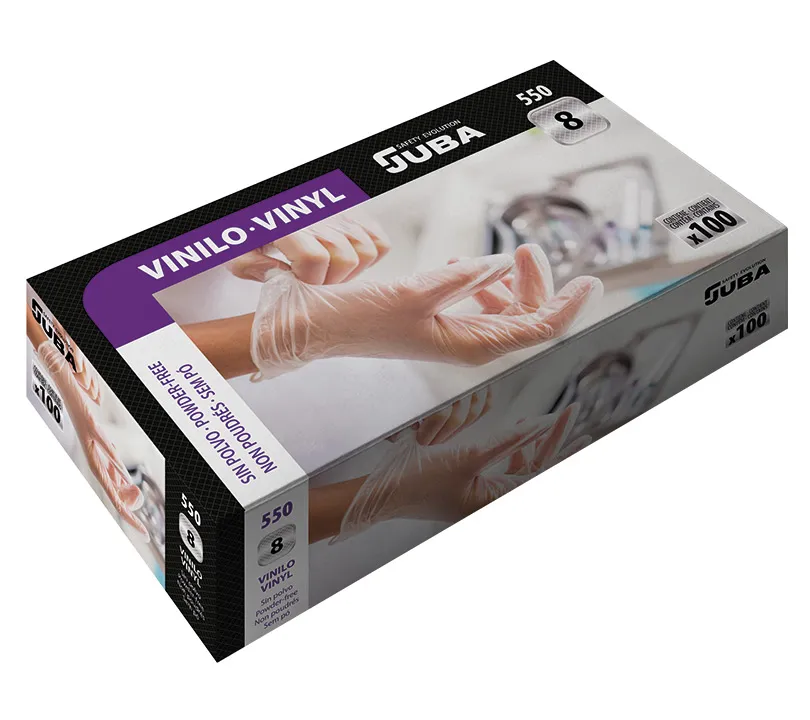 Guantes de vinilo Juba - 550 JUBA Cartoncillo