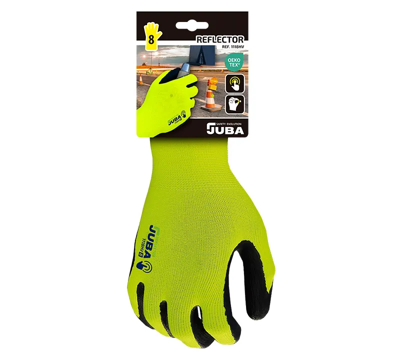 Nitrile Gloves Juba - H1118HV REFLECTOR Cartoncillo