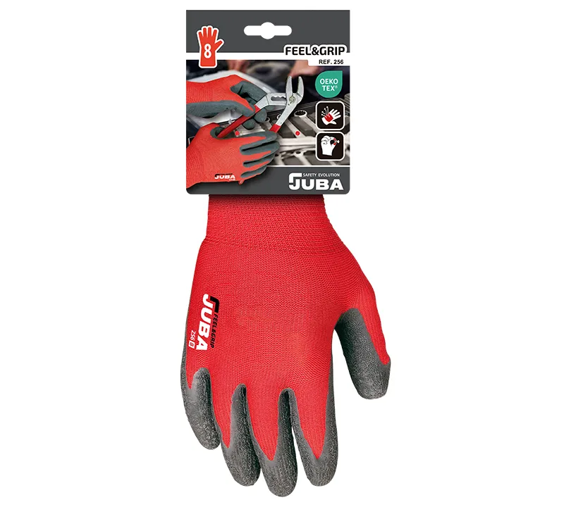 Latex Gloves Juba - H256 FEEL & GRIP Cartoncillo