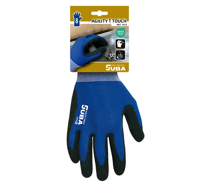 Bipolymer Gloves Juba - H4115 AGILITY T-TOUCH Cartoncillo Bipolymer Gloves Juba - H4115 AGILITY T-TOUCH Cartoncillo