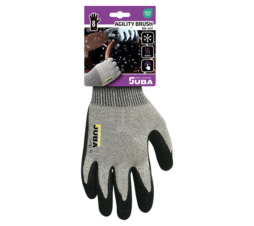 Nitrile Gloves Juba - H4117 AGILITY BRUSH Cartoncillo