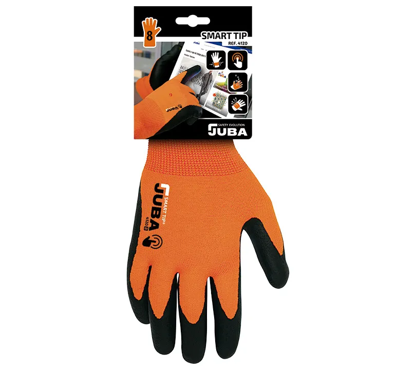 Guantes de nitrilo Juba - 4120 SMART TIP Cartoncillo Guantes de nitrilo Juba - 4120 SMART TIP Cartoncillo