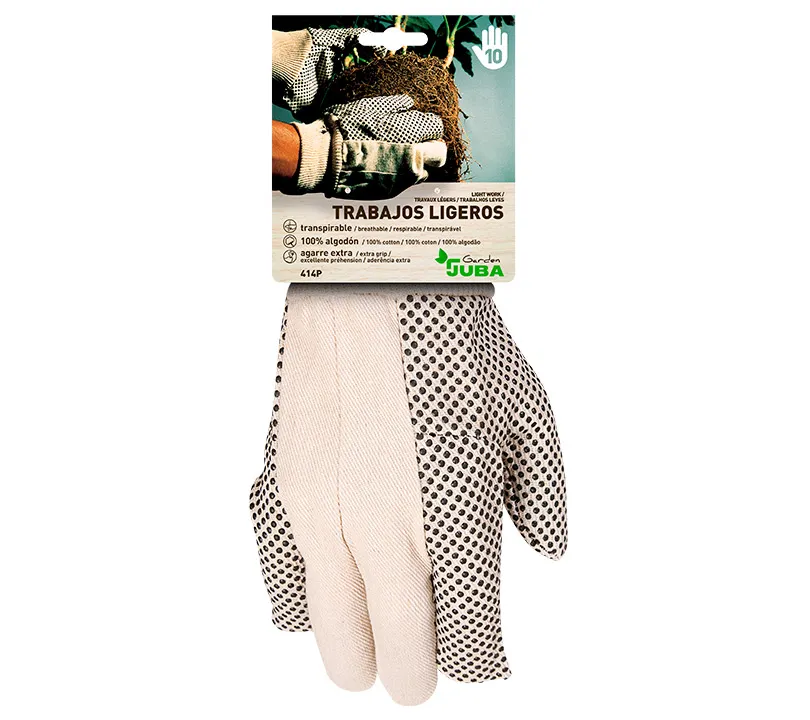 PVC Gloves Juba - H414P GARDEN Cartoncillo PVC Gloves Juba - H414P GARDEN Cartoncillo
