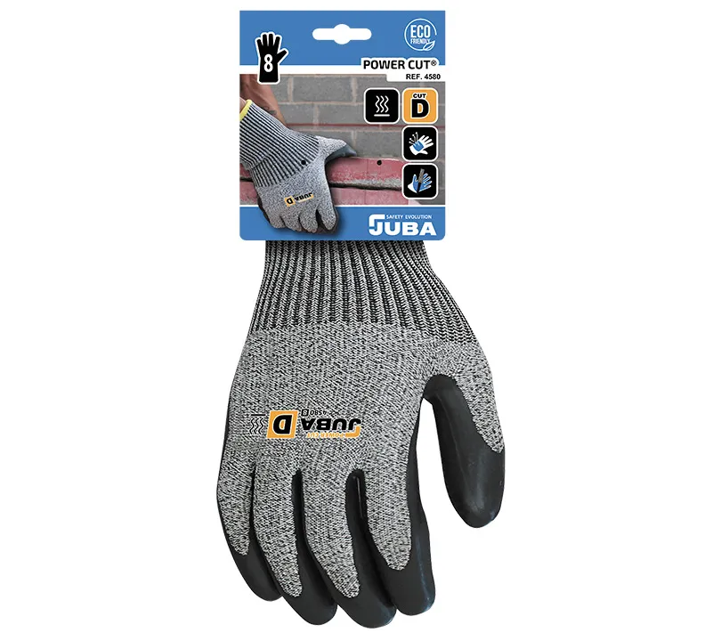 Latex Gloves Juba - H4580 POWER CUT Cartoncillo Latex Gloves Juba - H4580 POWER CUT Cartoncillo