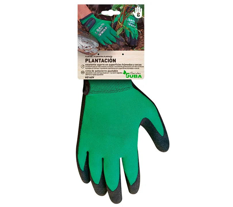 PVC Gloves Juba - H5140V GARDEN Cartoncillo