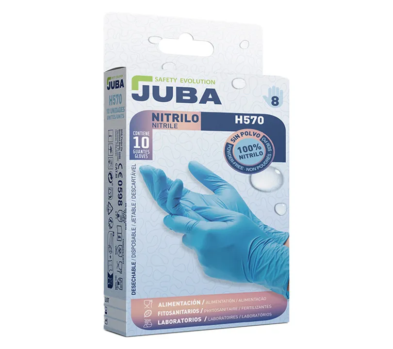 Nitrile Gloves Juba - H570 JUBA Cartoncillo