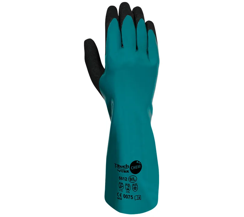 Bipolymer Gloves Juba - 5812 T-TOUCH CHEM Dorso