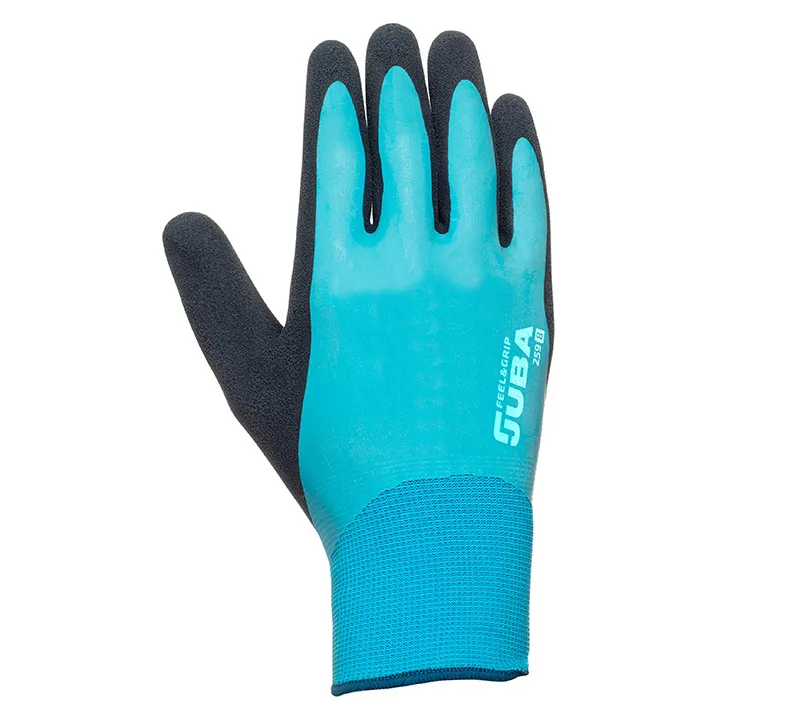 Latex Gloves Juba - H259 FEEL & GRIP SPLASH Dorso Latex Gloves Juba - H259 FEEL & GRIP SPLASH Dorso