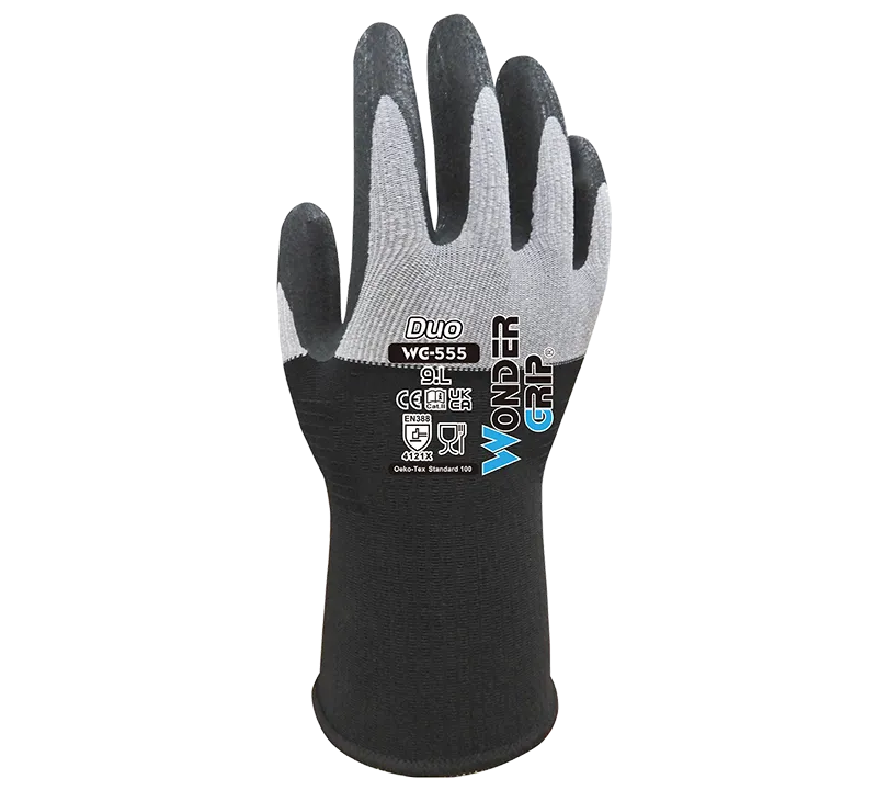 Nitrile Gloves Wonder Grip - HWG555 DUO Dorso