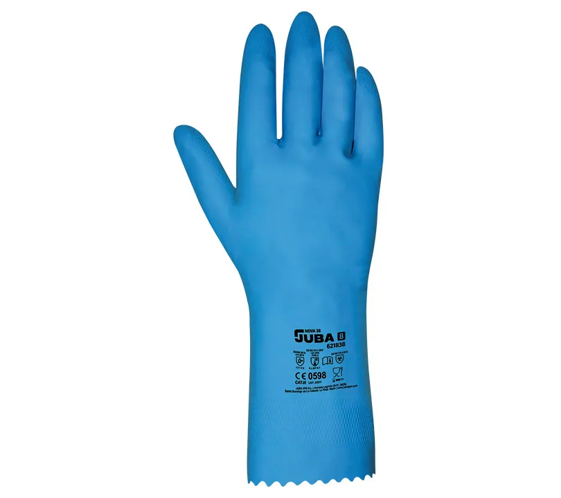 Latex Gloves Juba - IN621B38 NOVA 38 Dorso