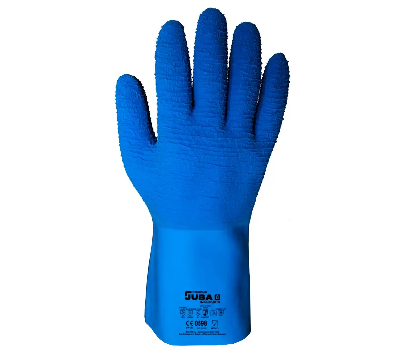 Latex Gloves Juba - INGB16800 FISHERMAN Dorso