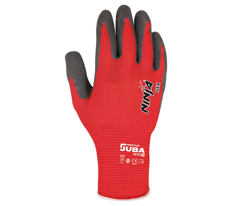 Latex Gloves Juba - NF00 NINJA FLEX Dorso Latex Gloves Juba - NF00 NINJA FLEX Dorso