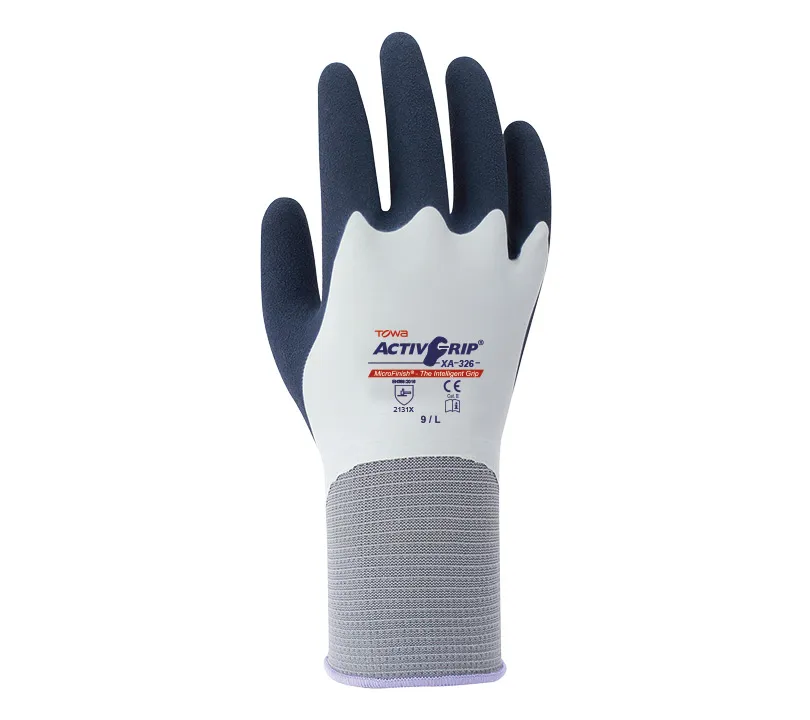 Latex Gloves Towa - XA326 ACTIVGRIP Dorso