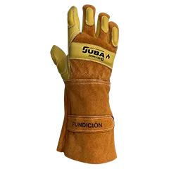guante Juba amarillo y naranja largo