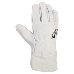 guantes de mantenimiento y montaje blanco