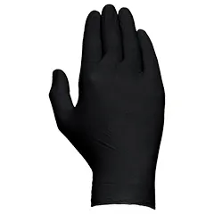 guante liso negro