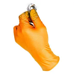 guante para obras naranja