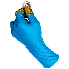 guante para mantenimiento azul