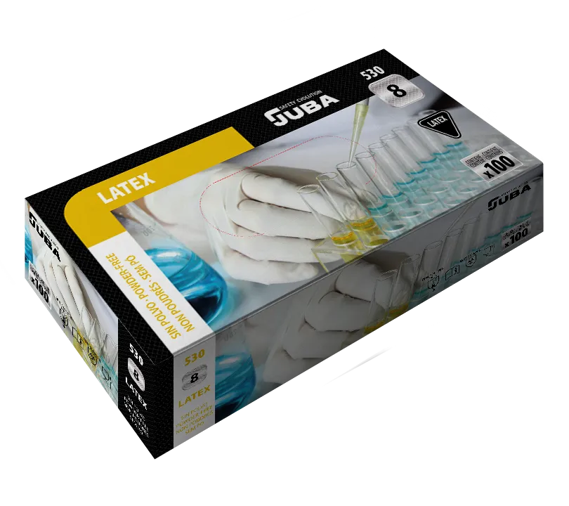 Guantes de látex Juba - 530 JUBA Palma