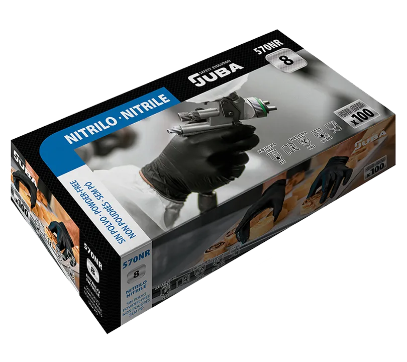 Guantes de nitrilo Juba - 570NR JUBA Palma