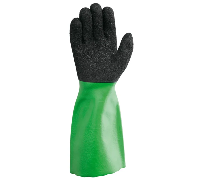 PVC Gloves Juba - 5735 CORAL GREEN Palma