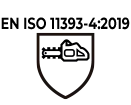icono de ropa para trabajar con motosierra