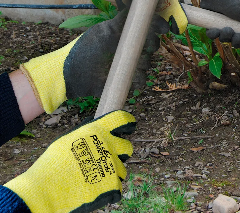 Latex Gloves Towa - 334 POWER GRAB THERMO Uso