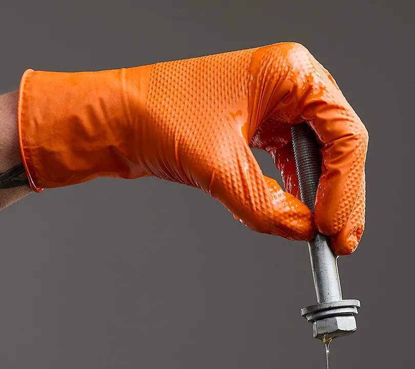 Nitrile Gloves Juba - 578OR AGILITY GRIP Uso