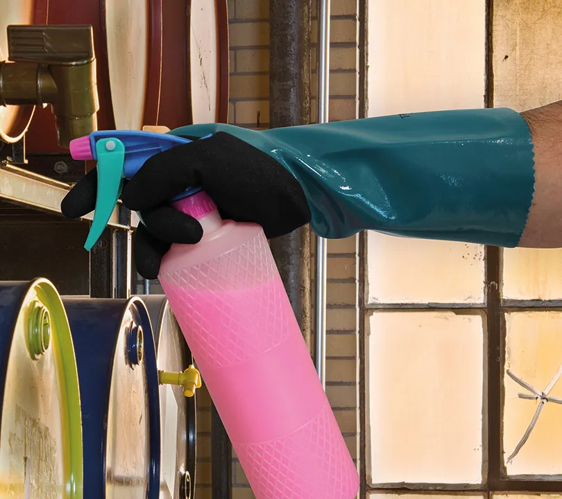 Bipolymer Gloves Juba - 5812 T-TOUCH CHEM Uso